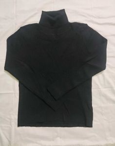 Classic Black Turtleneck Sweater
