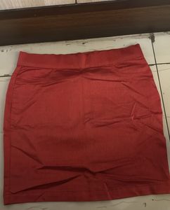 Red Mini Skirt