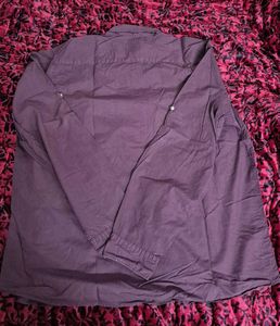 PLUS SIZE Men's Brown formal Shirt