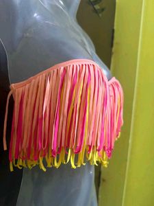 Fringed Tube Top