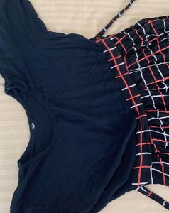 Casual Checkered Dress