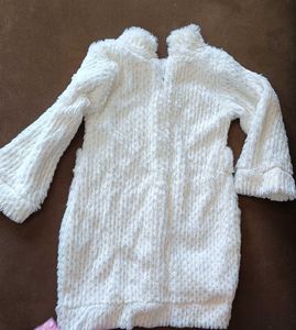 Cozy White Textured Top