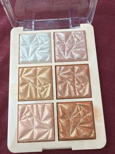 Highlighter cum eyeshadow Palette