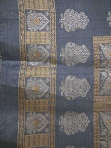 Silver Elegant  &amp; Zari Silk Saree