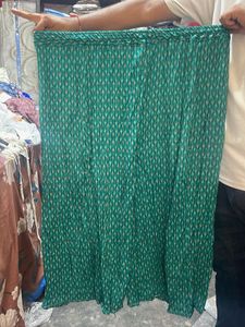Green Printed Palazzo Pants