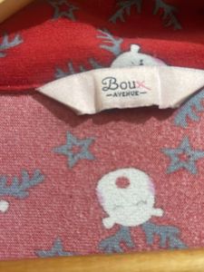 Cozy Christmas Reindeer Pajama Top