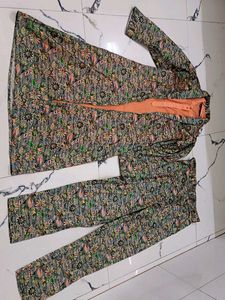 Unique Floral Print 3-Piece Outfit