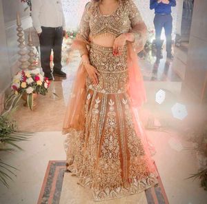 Fishcut Embroidered Lehenga for Special Occasions