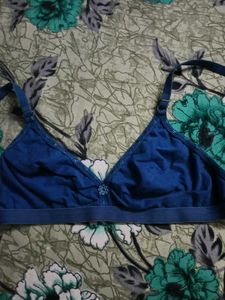Blue Bra mini heart' ♥