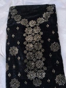 Unstitched Velvet Dress Material
