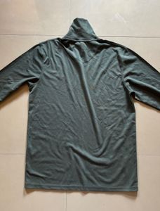 Men's Olive Green Turtleneck T-Shirt