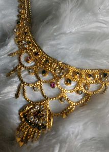 Elegant Gold Plated Necklace Set