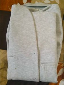 Light Grey Casual Blazer