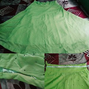 high-low lehenga frock