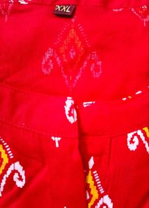 ♥️Pure Red Printed Kurti