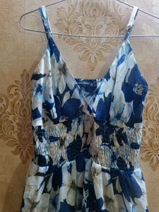 Boho Floral Print Tiered Dress