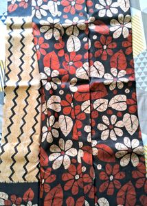 Beautiful Floral Print Saree