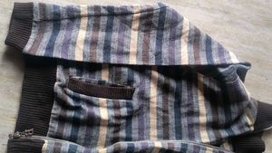Striped Zip-Up Jacket