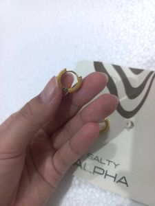 Unisex Gold Tone Hoop Earrings(Weekend sale)
