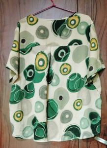 Abstract Print Casual Top