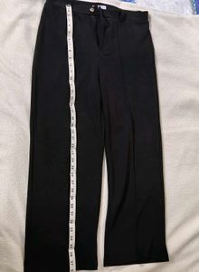 Classic Black formal high waist regular fit Pants