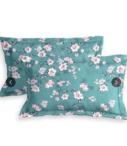 Beautiful Floral double bed sheet with 2 pillow co