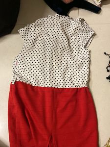 Polka Dot &amp; Red Dress
