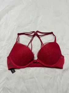Victoria's Secret Red Lace Bra