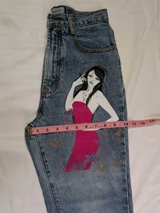 Custom Illustrated Jeans