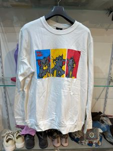 White Tom and Jerry Sweatshirt