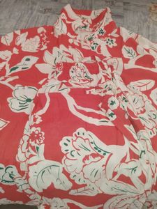 Floral Print Shirt - XL