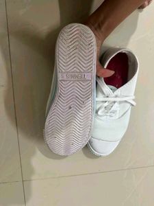 Classic White Canvas Sneakers