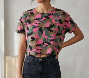 Camouflage Cropped T-Shirt
