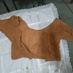 Beige Cotton Blouse