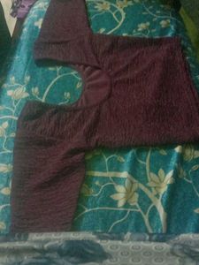 new wine colour blouse