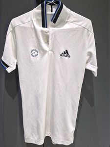 Adidas White Polo Shirt