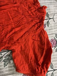 Smocked Orange tshirt