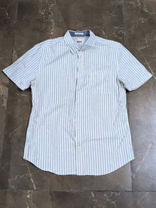 Men's Striped Short Sleeve Shirt