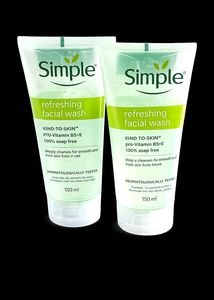 Pack Of 2 Simple Face Wash