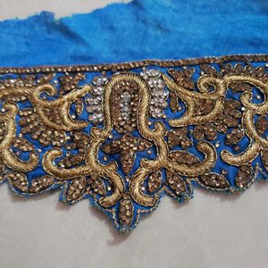 Embellished Blue heavy work patch