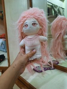 Cute Pink Doll with Mirror