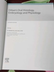 Orban's Oral Histology 16th Edition