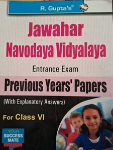 Jawahar Navodaya Vidyalaya Entrance Exam 2020 Book