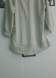 Striped Kurta with Embellishments