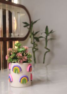 Ceramic Rainbow Planter