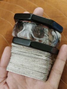 selver bangles set 24 ,and 3 hand stacks