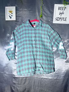 SHEIN  Plaid Button-Up Shirt