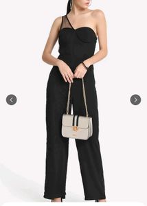 NEW KAZO Chic Black One-Shoulder Jumpsuit
