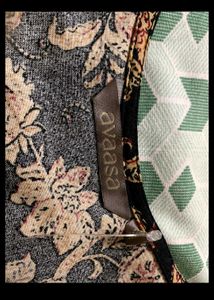 black Floral Print Kurti
