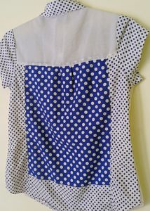 Blue and white Shirt